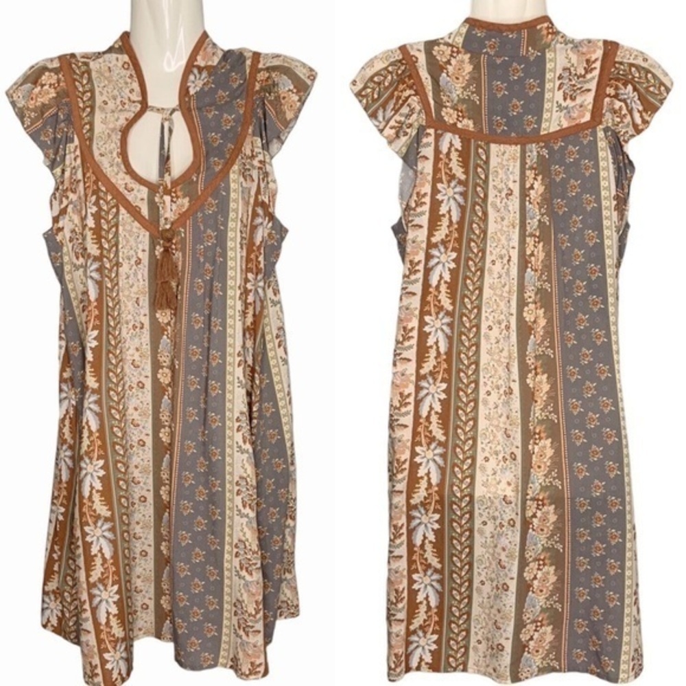 NWT Faherty Brooke Dress, Ashford Print, size XS